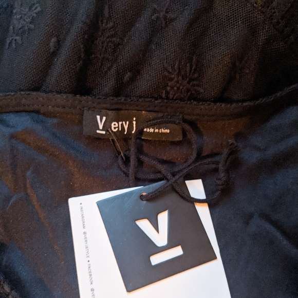 💠LAST 1💠Very J Black Lace Maxi Dress - Picture 3 of 4